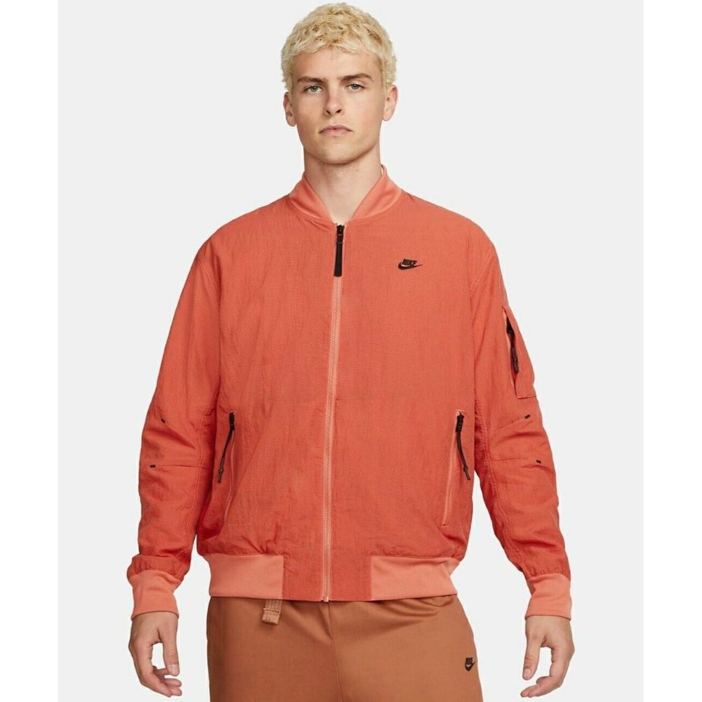 Nike Sportswear Tech Pack Woven Lined Bomber Jacket Men's Sz Medium DM6940-004
